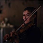 Insegnante di violino impartisce lezioni